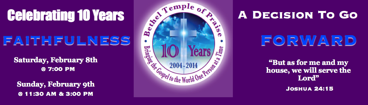 Celebrating 10 Years…A Decision to Go Forward